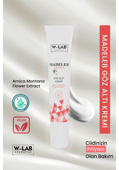 W-Lab Cosmetics Madeleb Göz Altı Kremi 20 ML