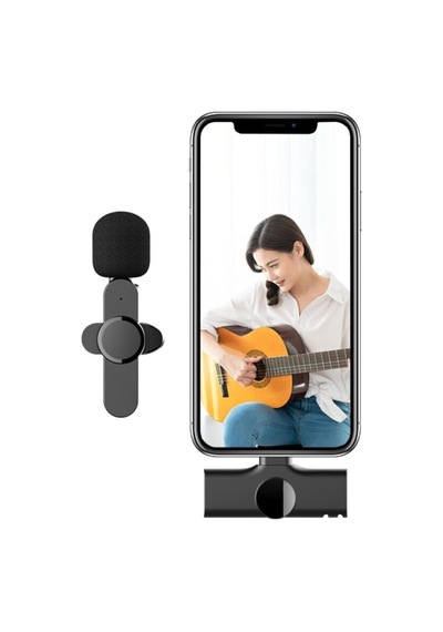 Yaka Klip Type-c Kablosuz Mikrofon 2.4 Ghz Youtube Tiktok Video Kayıt Canlı Yayın