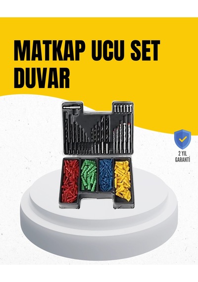 Hubrendy Tekno Delme Uç Seti 24 Parça Kutulu Matkap Ucu Ahşap Metal Beton İçin