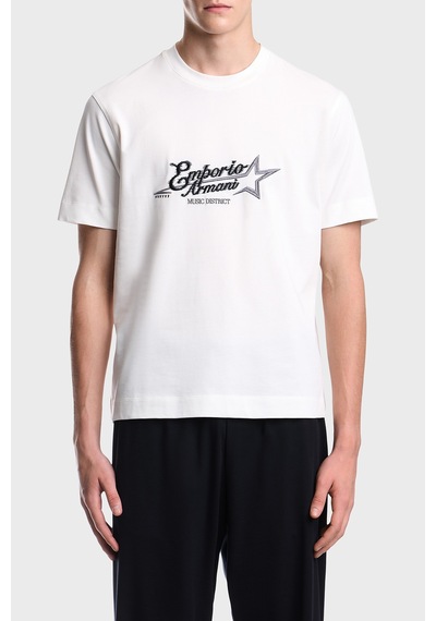 Emporio Armani Logolu % 100 Pamuk Regular Fit Bisiklet Yaka T Shirt Erkek T Shirt Em006809 Af13715 U0003 Beyaz Emporio Armani Logolu % 100 Pamuk Regular Fit Bisiklet Yaka T Shirt Erkek T Shirt Em006809 Af13715 U0003 Beyaz