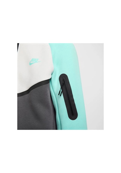 Nike Tech Fleece Fz Windrunner Hoodie Erkek Sweatshirt Hrn Sport Turkuaz