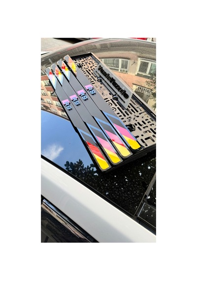 Özel Pleksi Kesim Rs Uyumlu Plakalık 2 Adet - 878384694