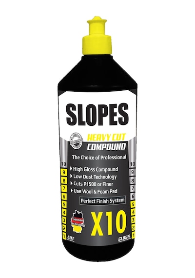 Polytop Slopes X10 Agresif Çizik Çıkarıcı Pasta  1 L