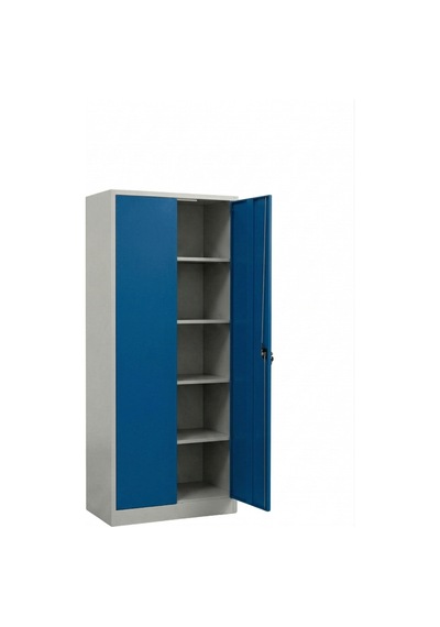 4 Gözlü 5 Bölmeli Dosya Dolabı Mavi 92x40x198