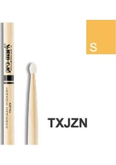 Promark Txjzn Hickory Nylon Tip Jazz Drumsticks Standart Baget