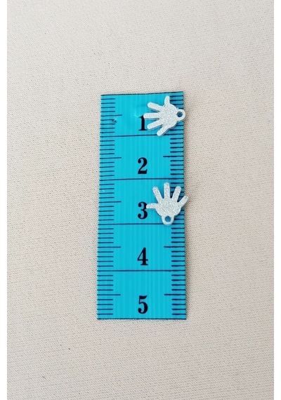Tedar Oya Abiye Bileklik Kolye Pleksi Metalik Plastik Pul Gümüş Renk 8 Gram 95 Adet - Bnc519 Najmaddin (No:1) 8.5Cm X 10.5 Cm