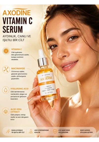 Axodine C Vitamini Aydınlatıcı ve Ton Eşitleyici Bakım Serumu 30 ML