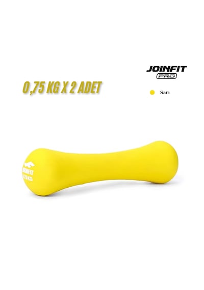 Joinfit Vinyl Neopren Dambıl Seti 0,75 Kg X 2 Adet Sarı