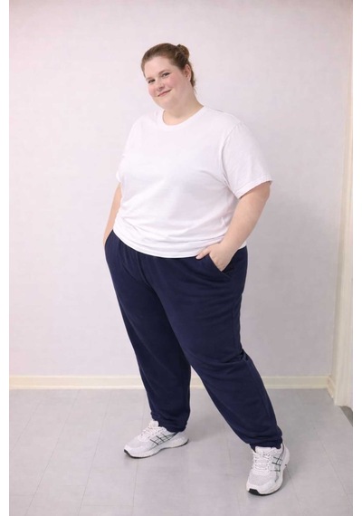 Akt Gayem Butik Büyükbeden Eşofman 3xl-6xl Lacivert