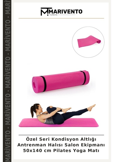 Özel Seri Kondisyon Altlığı Antrenman Halısı Salon Ekipmanı 50x140 Cm Pilates Yoga Matı Çok Renkli