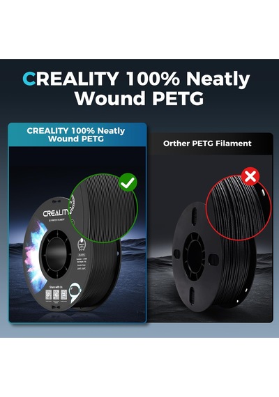 Creality Petg Filament 1,75 3d Yazıcı Filamenti: Mükemmel Dayanıklılık, Yüksek Hassasiyet, Boyutsal Doğruluk +/- 0,02 Mm, 12 Kg Makara 26 Lbs , Çoğu Fdm 3d Yazıcıya Uygun, Siyah Petg Creality Petg Filament 1,75 3d Yazıcı Filamenti: Mükemmel Dayanıklılık, Yüksek Hassasiyet, Boyutsal Doğruluk +/- 0,02 Mm, 12 Kg Makara 26 Lbs , Çoğu Fdm 3d Yazıcıya Uygun, Siyah Petg