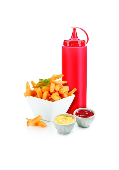 Ketçap Şişesi - 1000ml Dev Boy Kırmızı