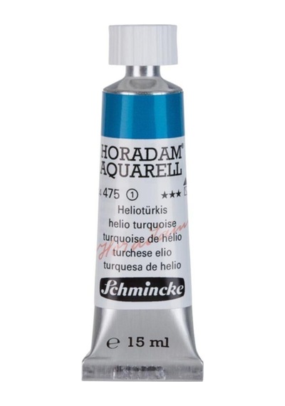 Schmincke : Horadam Aquarell Artist Sulu Boya : 15 Ml Tüp : Seri 1 475 Helio Turquoise