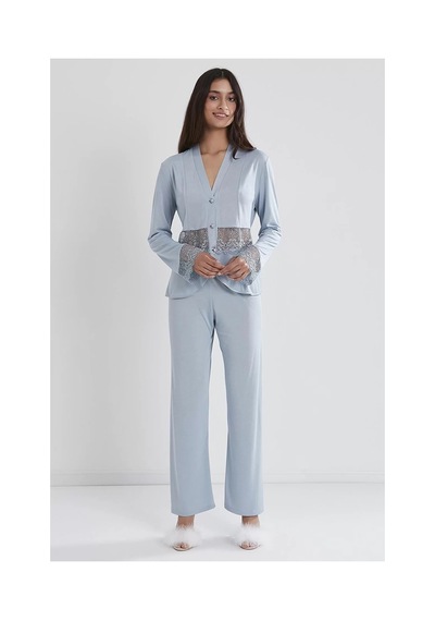 Moda Dua Pierre Cardin P5040 Bayan Penye 6'lı Gelin Çeyiz Seti Mist