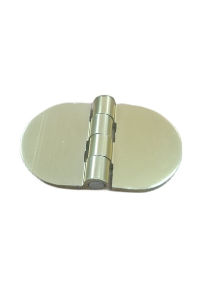 Yaprak Menteşe Oval Alüminyum Gold Renk 40x68 Mm 3,3 Mm Kalınlık 5 Adet