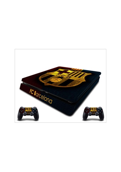 PS4 Slim Barcelona Sticker Seti