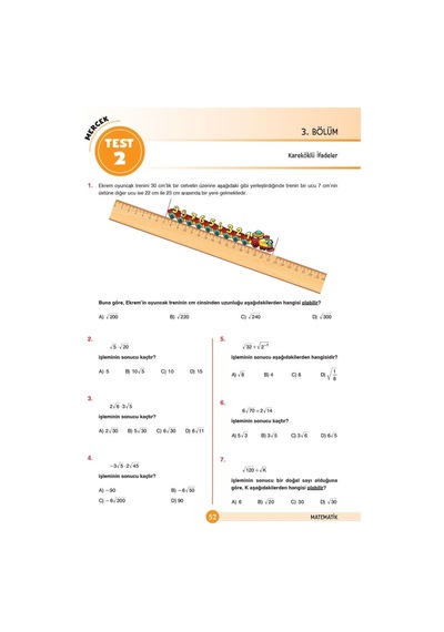 8. Sınıf LGS Matematik Nesil Soru Bankası N11.1124
