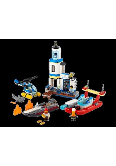 LEGO City 60308 Seaside Police And Fire Mission 297 Parça