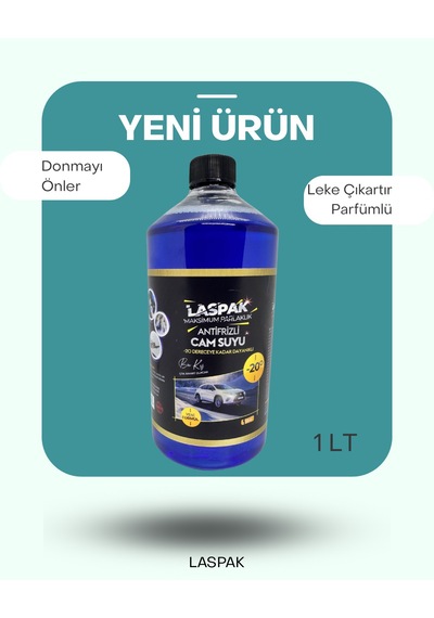 Laspak Antifrizli Oto Cam Suyu -10 Derece 1 Lt