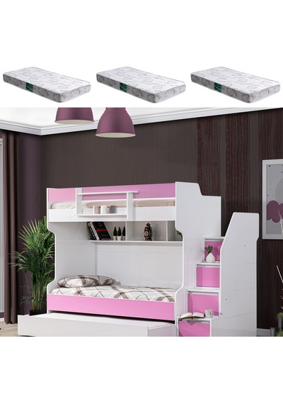 Ranza, Cesur Yavrulu Ranza - Pembe 3 Adet Comfort Yatak 90 X 190 CM