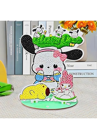 Sanrio Karakterleri Elmas Boyama Seti Pochacco, My Melody & Pom