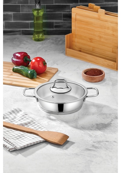 Polochef Paslanmaz Çelik Sahan 16 Cm Gümüş