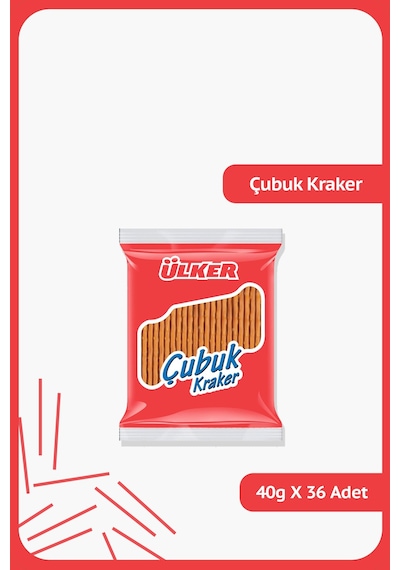 Ülker Çubuk Kraker Sade 36 x 40 G