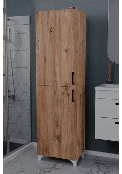 Çok Amaçlı Tuna Erzak Dolabı Banyo Kiler Dolabı Mutfak Dolabı Çam
