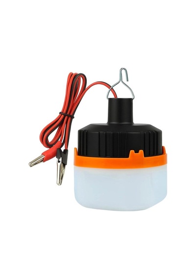 12v Seyyar Lamba Ledli 30w 1.5 Mt Kablolu Krokodil Maşalı Siyah