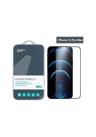 Gor İphone 12 Pro Max 9d Hardening Tempered Full Cam Ekran Koruyucu- 5775