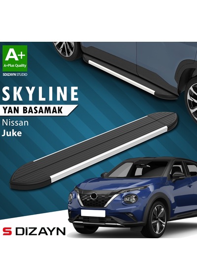 S-dizayn Nissan Juke 2 Skyline Aluminyum Yan Basamak 173 Cm 2019 Üzeri A+ Kalite