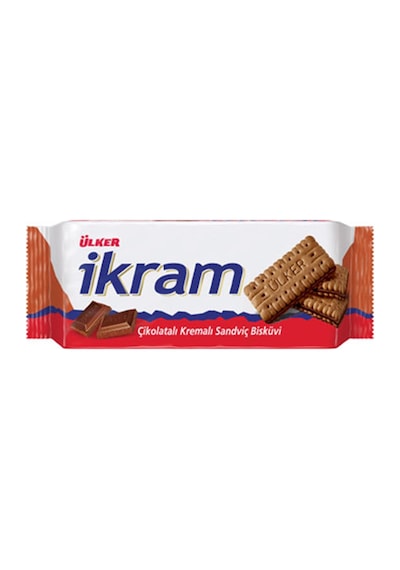 Ülker İkram Çikolatalı Kremalı Sandviç Bisküvi 24 x 84 G