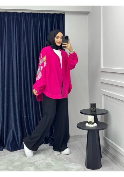 Kmn001 Nakış İşlemeli Kimono 001