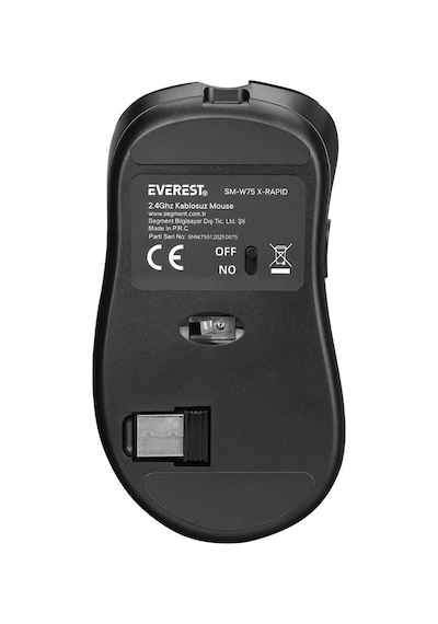 Everest Sm-w75 X-rapıd 2.4ghz Siyah 6d Şarjlı Kablosuz Mouse