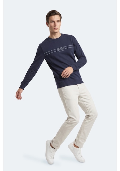 Slazenger Garret Erkek Lacivert Sweatshırt