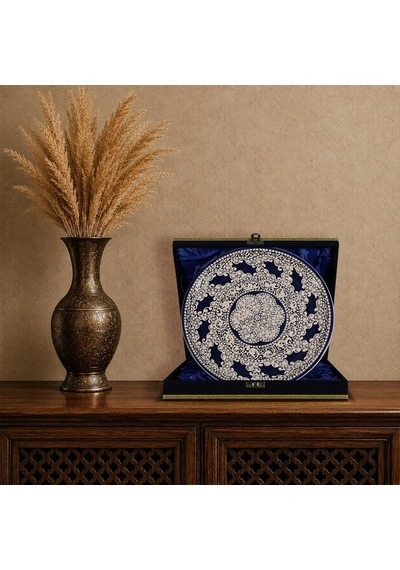 E38 El İşçiliği Çini Tabak 25 Cm - 6673