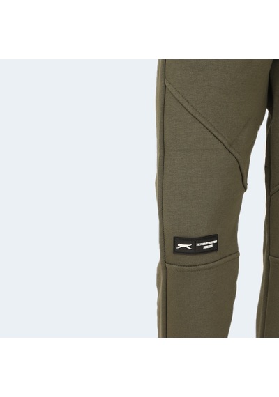 Slazenger LAMYA Çocuk Fermuar Cepli Haki Eşofman Altı