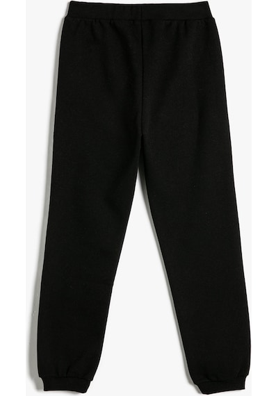 Koton Jogger Eşofman Altı Beli Bağlamalı Sim Baskı Detaylı Siyah 4skg40031ak 4SKG40031AK999 Siyah Koton Jogger Eşofman Altı Beli Bağlamalı Sim Baskı Detaylı Siyah 4skg40031ak 4SKG40031AK999 Siyah
