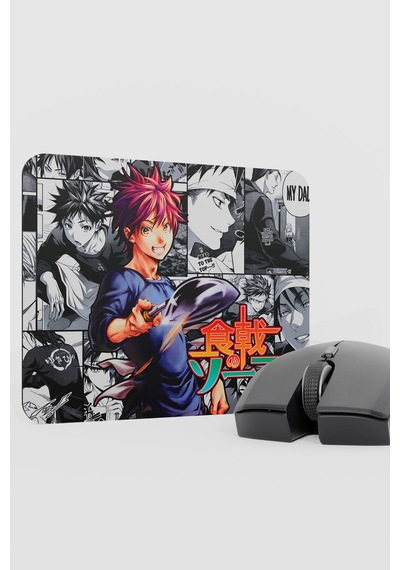 Food Wars Anime V2 - 22x18 Gaming Kauçuk Kaymaz Taban Mouse Pad Fare Altlığı