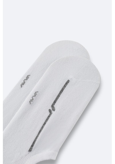 Avva Erkek Beyaz Bambu Karışımlı Sneaker Çorap B008512