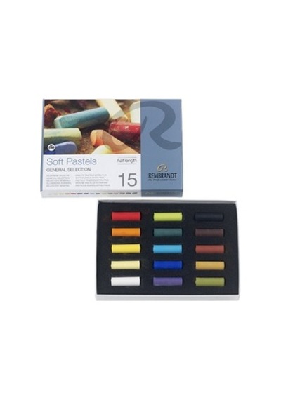 Talens Rembrandt Soft Pastel Boya 15 Renk Yarım Boy N11.5962