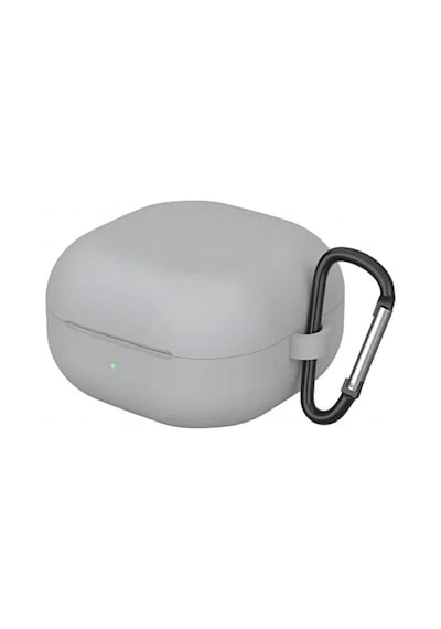 Samsung Galaxy Buds 4 / 4 Pro Uyumlu Kılıf Askılı Mat Silikon Ürün Kulaklık Değildir Gri
