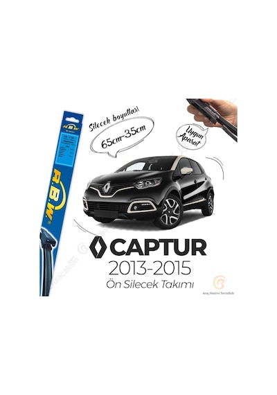 Renault Captur Muz Silecek Takımı (2013-2015) RBW