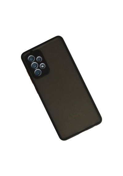 Samsung Galaxy A72 Kılıf Montreal Silikon Kapak - Siyah Çok Renkli