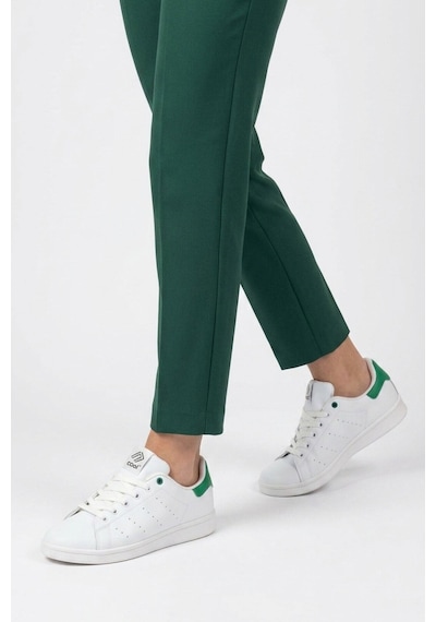 Cool Unisex Beyaz-yeşil Günlük Sneaker Spor Ayakkabı Rahat Casual Model Ursula G Beyaz - Yeşil