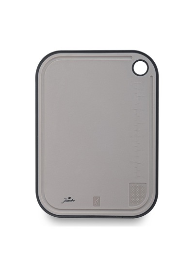 Jumbo Smart Grey Kesme Tahtası Seti Bıçak + Soyacak + Kesme Tahtası Grey