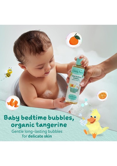 Organik Mandalina Özlü Uyku Öncesi Bebek Banyo Köpüğü 250ml Çok Renkli
