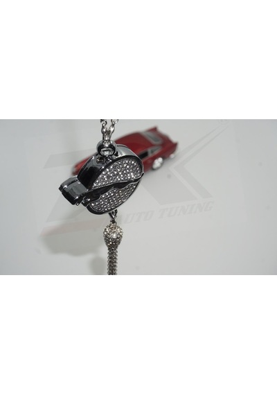 Jaguar Kristal Taşlı Stil Araç Ayna Parfümlü Sarkacı New Style