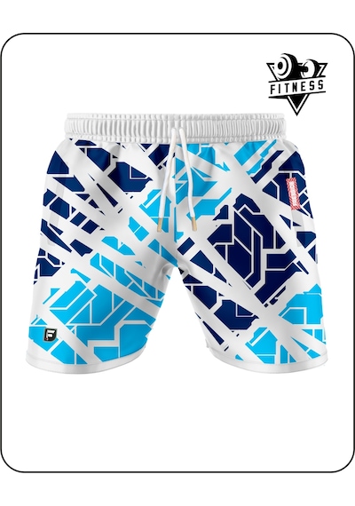 Freeside Vector Grid Training Short Mavi
