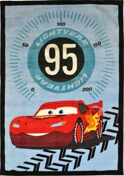 Disney Halı Lisanslı Arabalı Çocuk Halısı D204 120X180 Cm